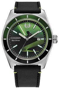 AW1910-48W Citizen Eco-Drive  Star Wars Luke Skywalker Black Dial Stainless Steel Men's Watch