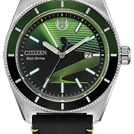 AW1910-48W Citizen Eco-Drive  Star Wars Luke Skywalker Black Dial Stainless Steel Men's Watch