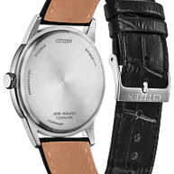 AW2110-06E Citizen Eco-Drive Quartz Watch Silver / Black Dial Stainless Steel Men's Watch