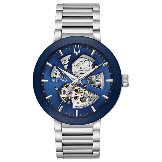 Bulova 96A204 Futuro Automimic Blue Dial Men's Watch