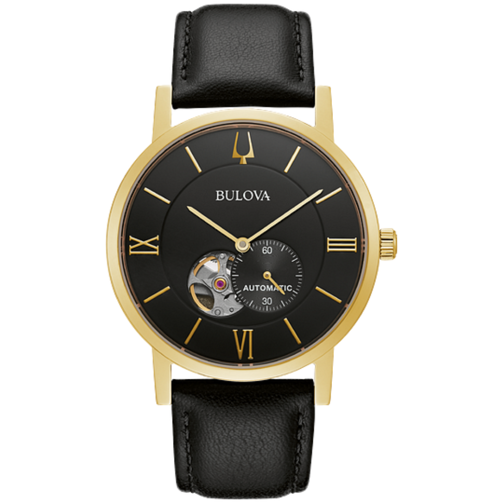 Bulova 97A154 American Clipper Gold Tone Men's Watch