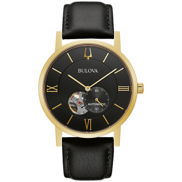 Bulova 97A154 American Clipper Gold Tone Men's Watch