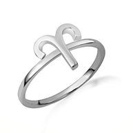 .925 Sterling Silver Personalized Zodiac Sign Band Ring