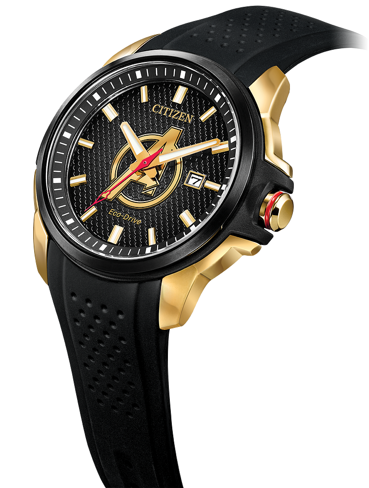 Citizen AW1155-03W Marvel Avengers Eco-Drive Gold Stainless Steel Men's Watch