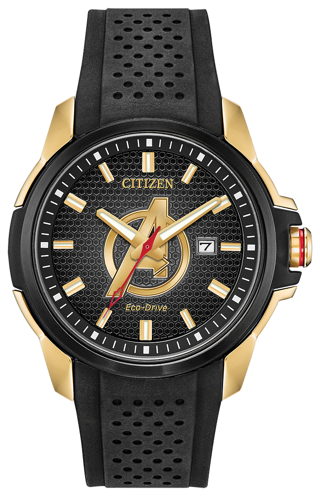 Citizen AW1155-03W Marvel Avengers Eco-Drive Gold Stainless Steel Men's Watch