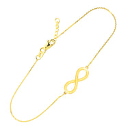 14K Gold Infinity Bracelet (Available in Yellow/Rose/White Gold)