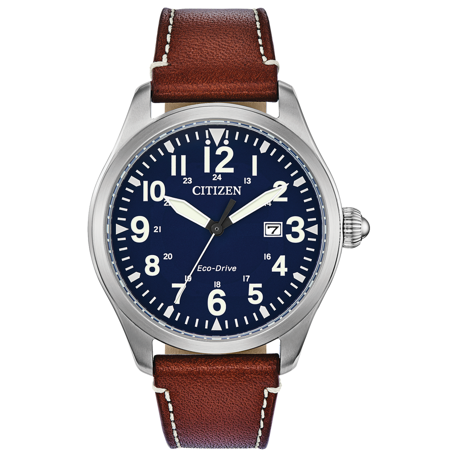 BM6838-17L Citizen Chandler Military Eco-Drive Blue Dial Men's Watch