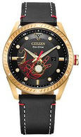 Citizen BM6992-09W Marvel Tony Stark Eco-Drive Black Dial Men's Watch