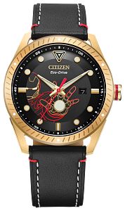 Citizen BM6992-09W Marvel Tony Stark Eco-Drive Black Dial Men's Watch