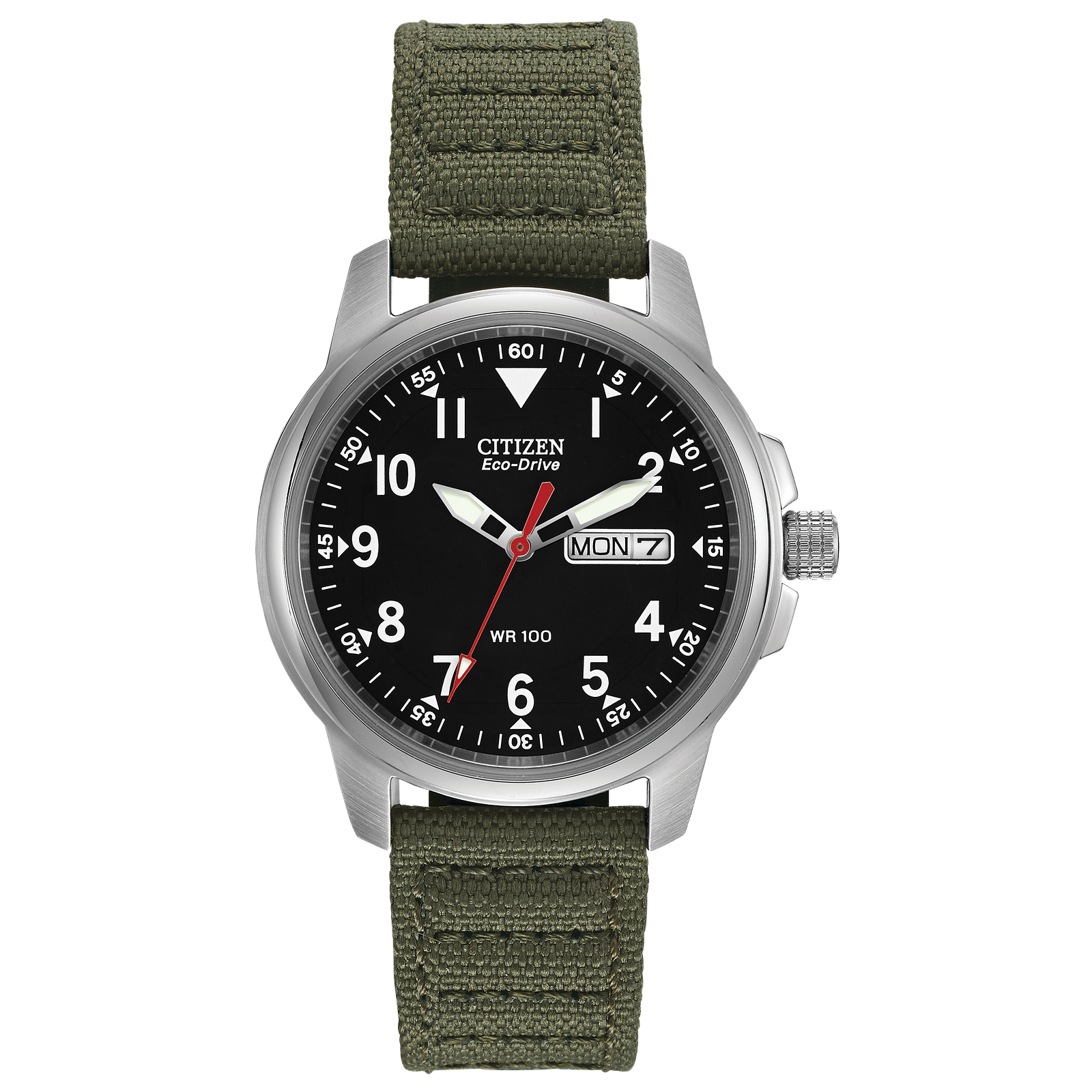 BM8180-03E Citizen Garrison Strap Eco-Drive Day-Date Men's Watch
