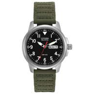 BM8180-03E Citizen Garrison Strap Eco-Drive Day-Date Men's Watch