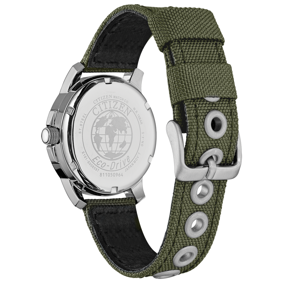 BM8180-03E Citizen Garrison Strap Eco-Drive Day-Date Men's Watch