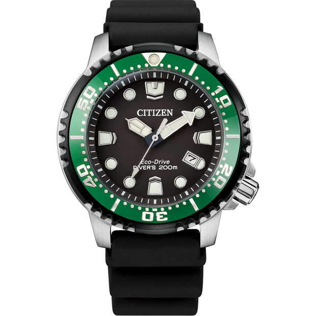 BN0155-08E Citizen Eco-Drive Promaster Diver Black Dial Men's Watch