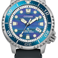 BN0167-09W Citizen Promaster Dive Eco-Drive ISO Compliant Diver Red / Orange Dial Stainless Steel Men's Watch