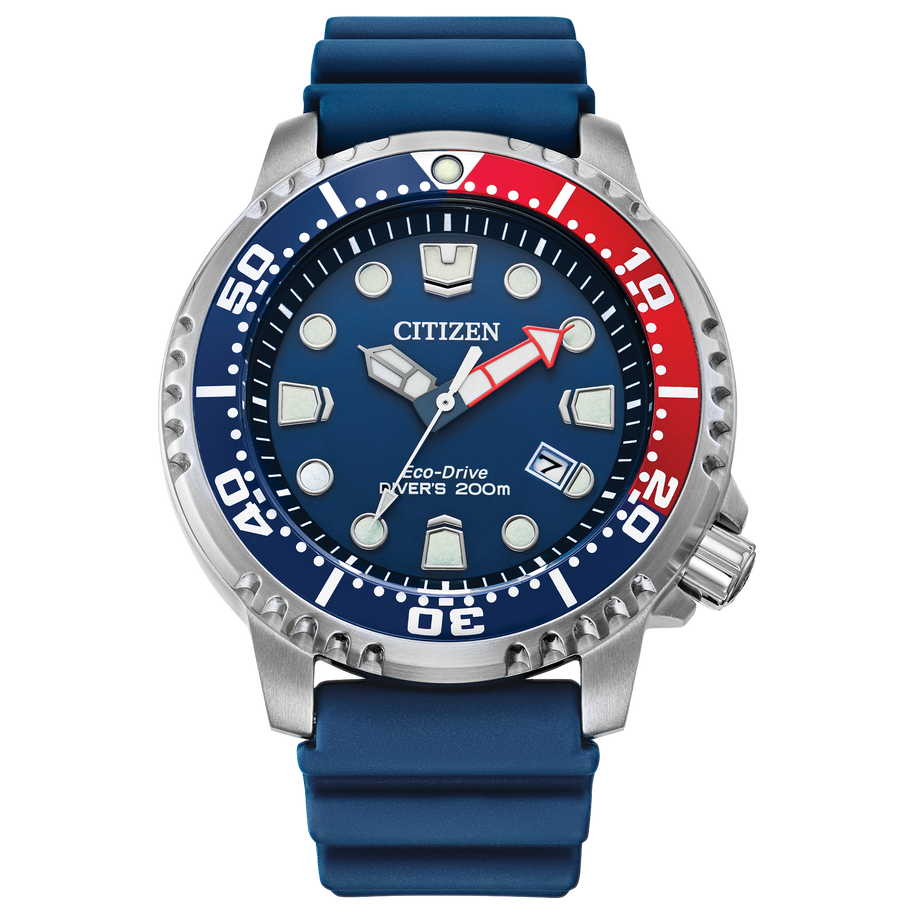 BN0168-06L Citizen Eco-Drive Promaster Diver Men's Watch Silver Tone
