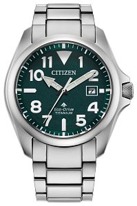 Citizen Promaster Tough Super Titanium™ Eco-Drive BN0241-59W Green Dial Men's Watch