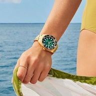 Citizen Promaster Dive BN0262-59W Eco-Drive Green Dial Gold-Tone Men's Dive Watch