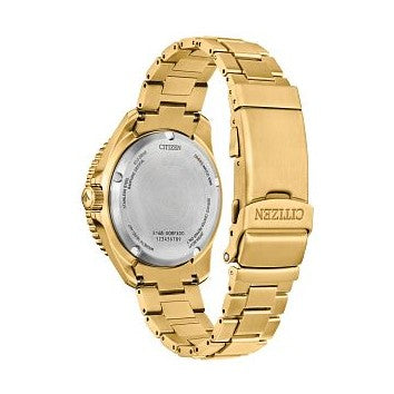 Citizen Promaster Dive BN0262-59W Eco-Drive Green Dial Gold-Tone Men's Dive Watch
