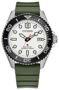 BN0265-00A Citizen Promaster Dive / Eco-Drive Sport Watch Black Dial Stainless Steel