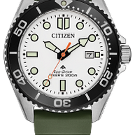 BN0265-00A Citizen Promaster Dive / Eco-Drive Sport Watch Black Dial Stainless Steel