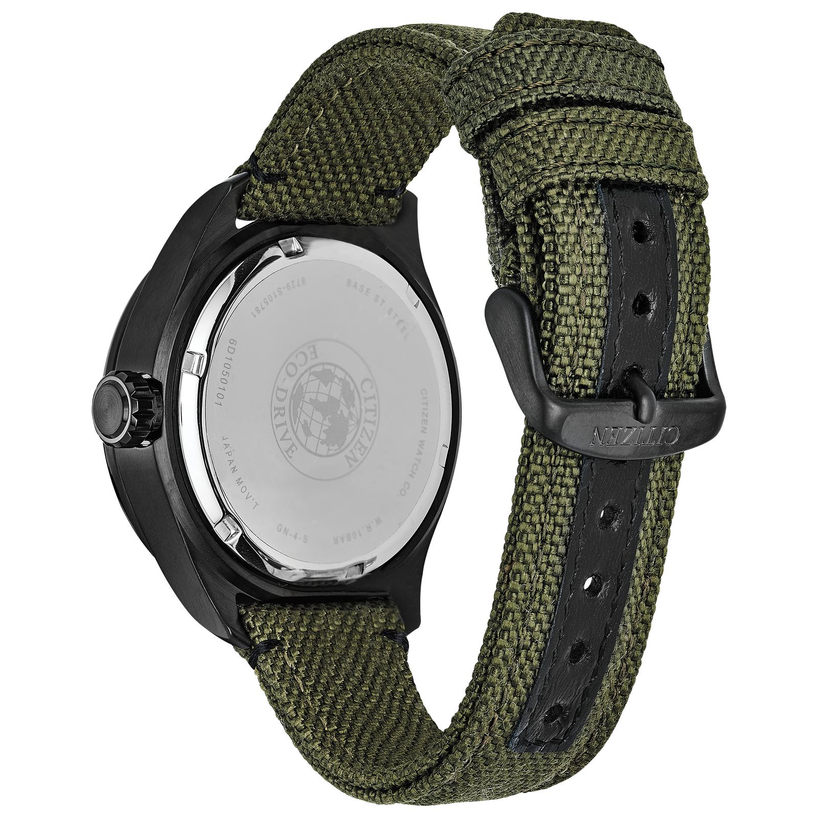 BU2055-16E Citizen Eco-Drive men's watch-Chandler Arabic number Dark Green strap