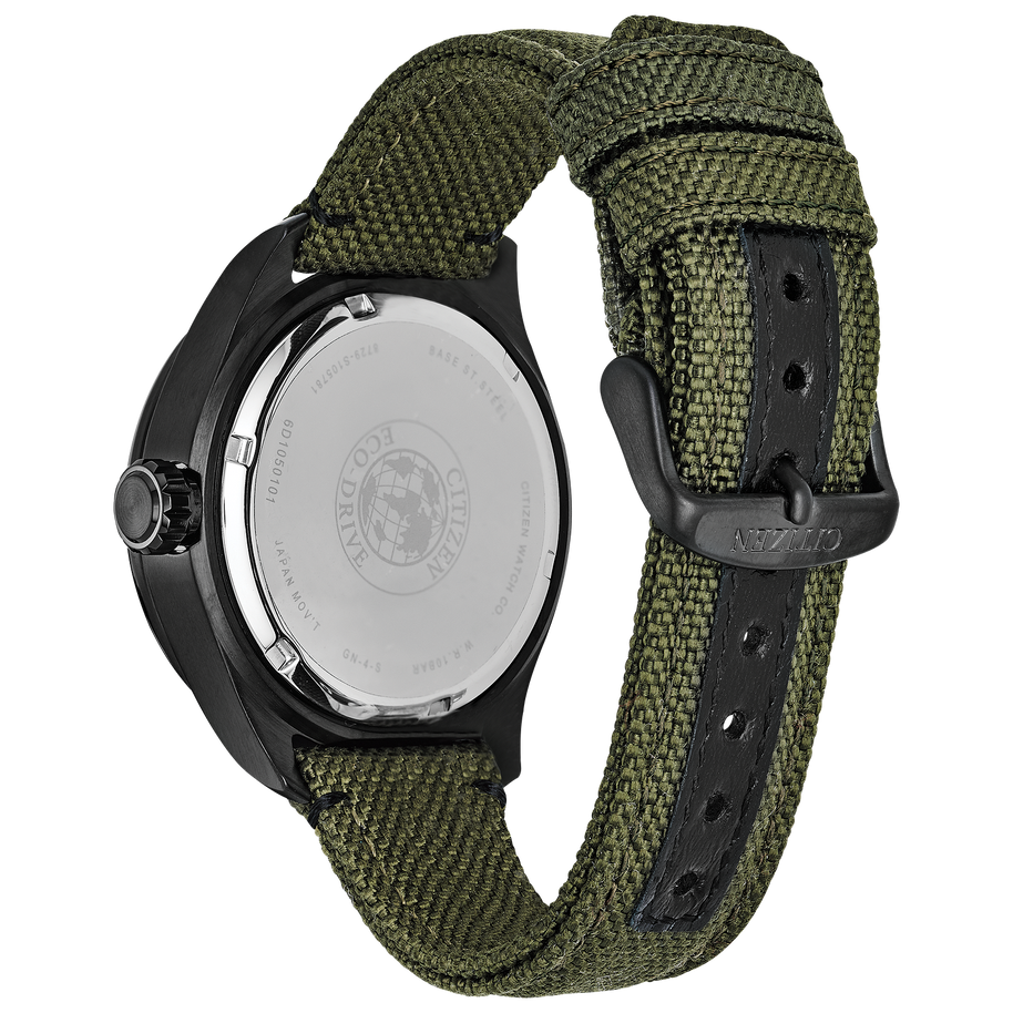 BU2055-16E Citizen Eco-Drive men's watch-Chandler Arabic number Dark Green strap