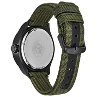 BU2055-16E Citizen Eco-Drive men's watch-Chandler Arabic number Dark Green strap