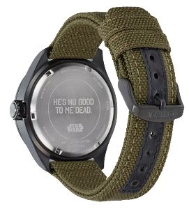 Citizen BU2058-00W Star Wars Boba Fett Eco-Drive Black Dial Men's Watch