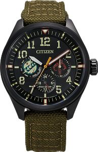 Citizen BU2058-00W Star Wars Boba Fett Eco-Drive Black Dial Men's Watch
