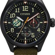 Citizen BU2058-00W Star Wars Boba Fett Eco-Drive Black Dial Men's Watch