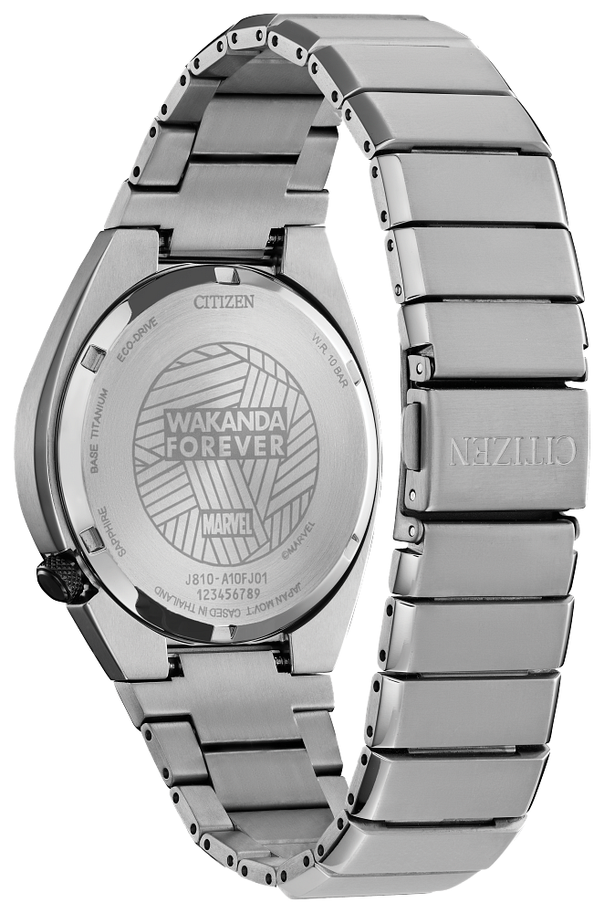 Citizen AW1668-50W Eco-Drive Black Panther Silver-Tone Men's Watch