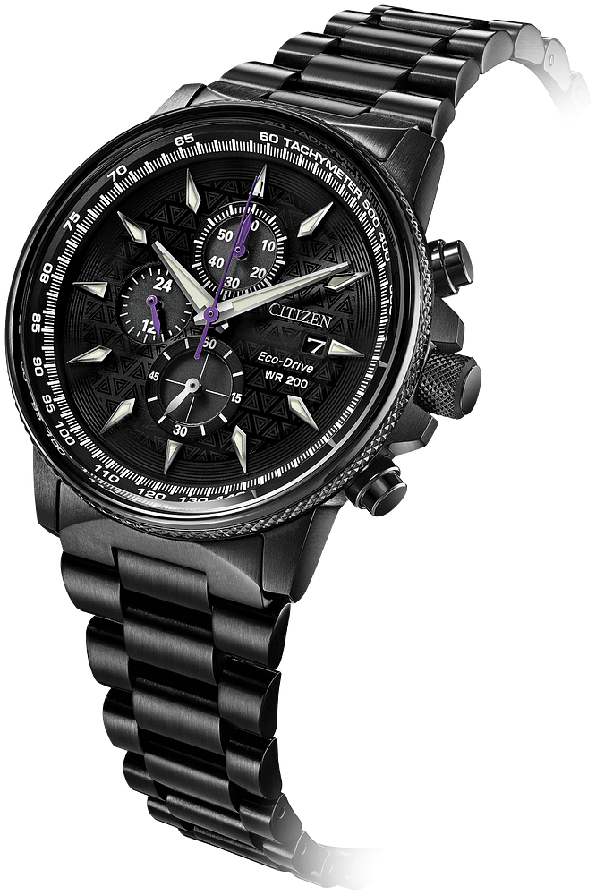 Citizen CA0297-52W Marvel Black Panther Eco-Drive Chronograph Men's Watch