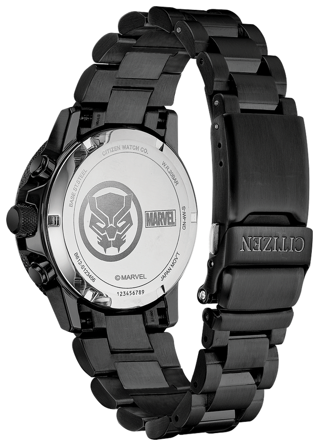 Citizen CA0297-52W Marvel Black Panther Eco-Drive Chronograph Men's Watch