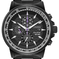 Citizen CA0297-52W Marvel Black Panther Eco-Drive Chronograph Men's Watch