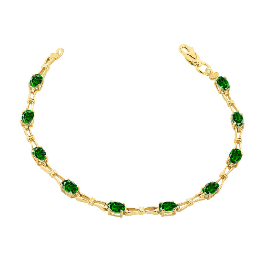 Personalized Birthstone Tennis Bracelet (Available in Yellow Gold, Rose Gold, White Gold)