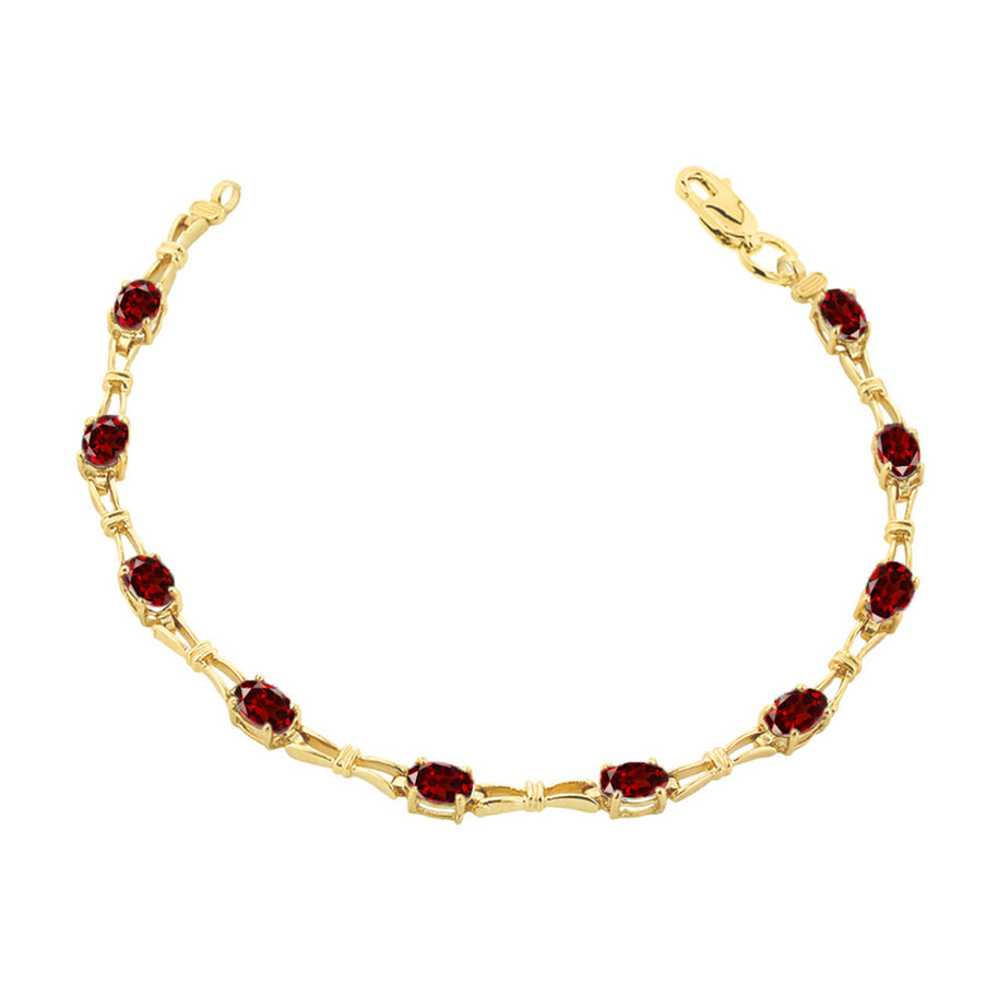 Personalized Birthstone Tennis Bracelet (Available in Yellow Gold, Rose Gold, White Gold)