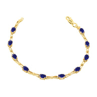 Personalized Birthstone Tennis Bracelet (Available in Yellow Gold, Rose Gold, White Gold)