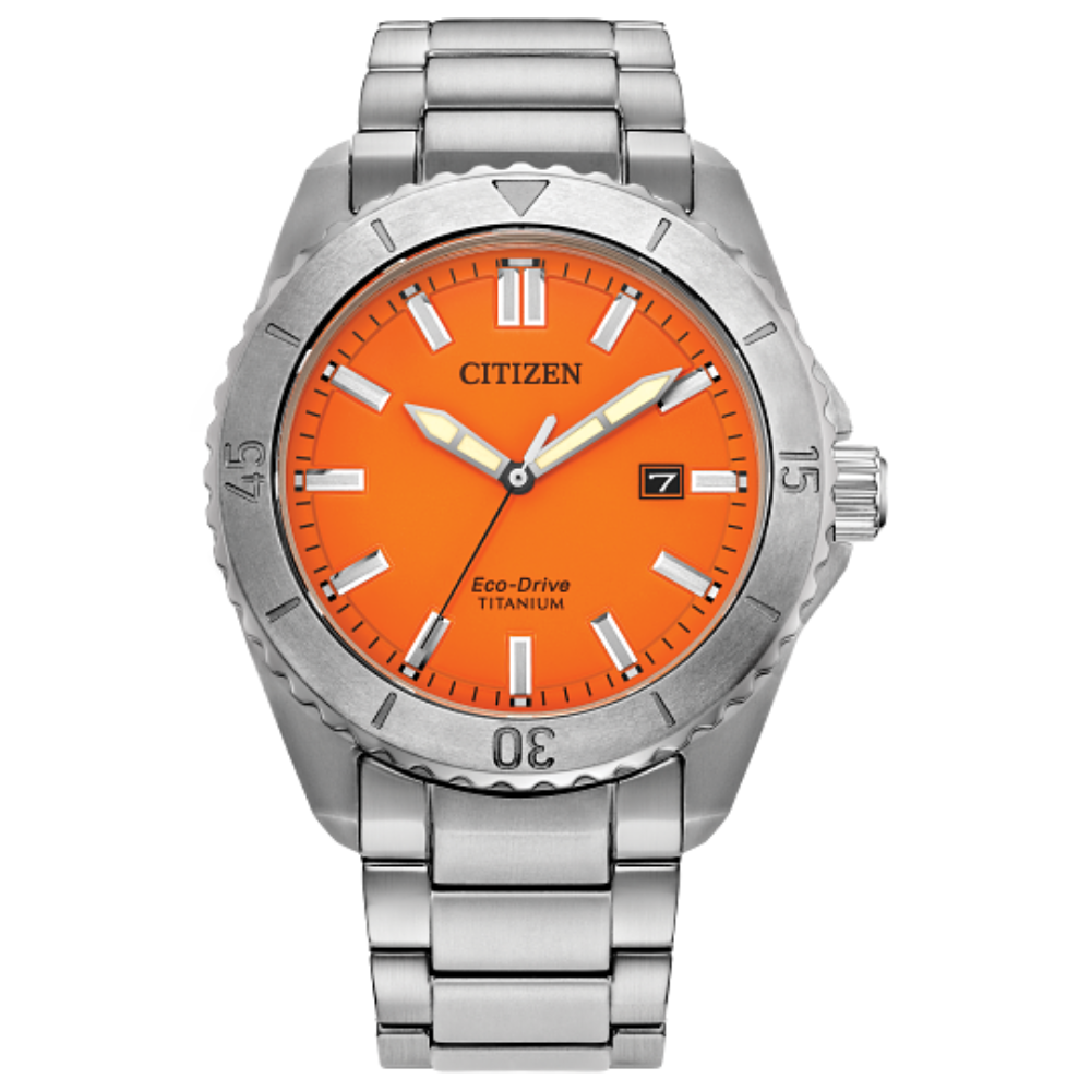 Citizen AW1840-50X Brycen Eco-Drive Orange Dial Men's Watch