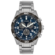 Citizen BL5558-58L Brycen Eco-Drive Blue Dial Super Titanium Men's Watch