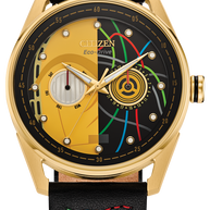 Citizen BU4026-05W Eco-Drive Star Wars C-3PO Yellow Dial Men's Watch