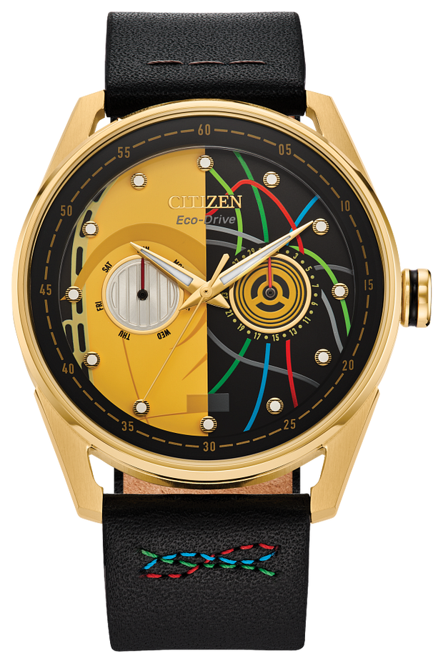Citizen BU4026-05W Eco-Drive Star Wars C-3PO Yellow Dial Men's Watch