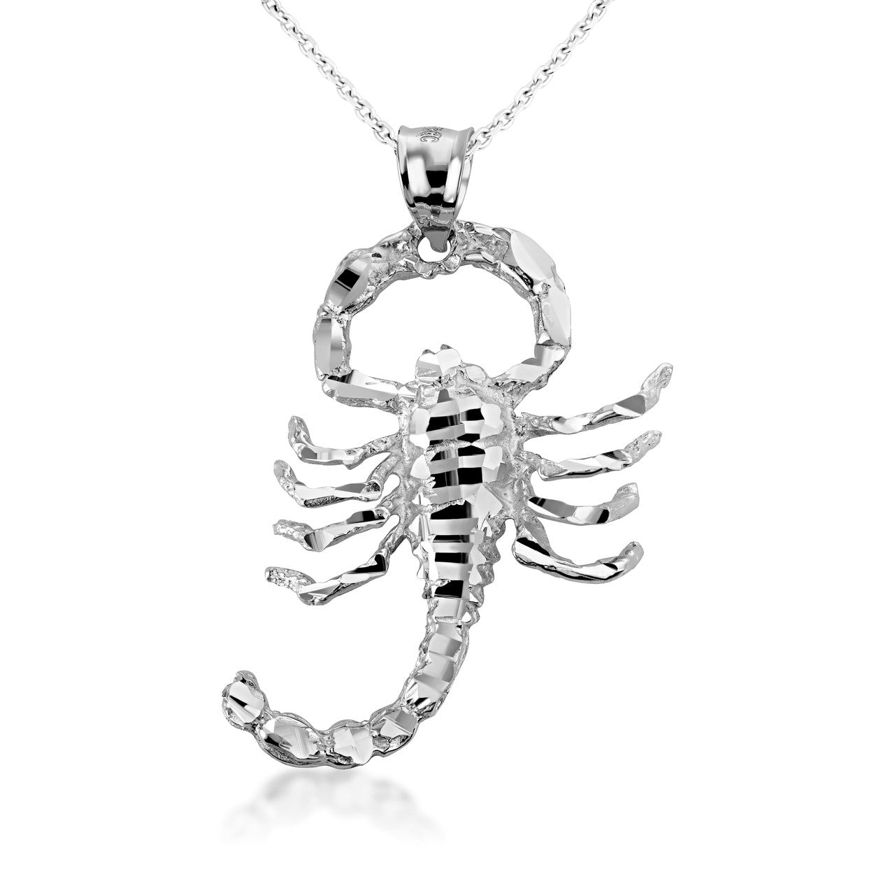 Solid Gold Scorpion Pendant (Available in Yellow/Rose/White Gold)