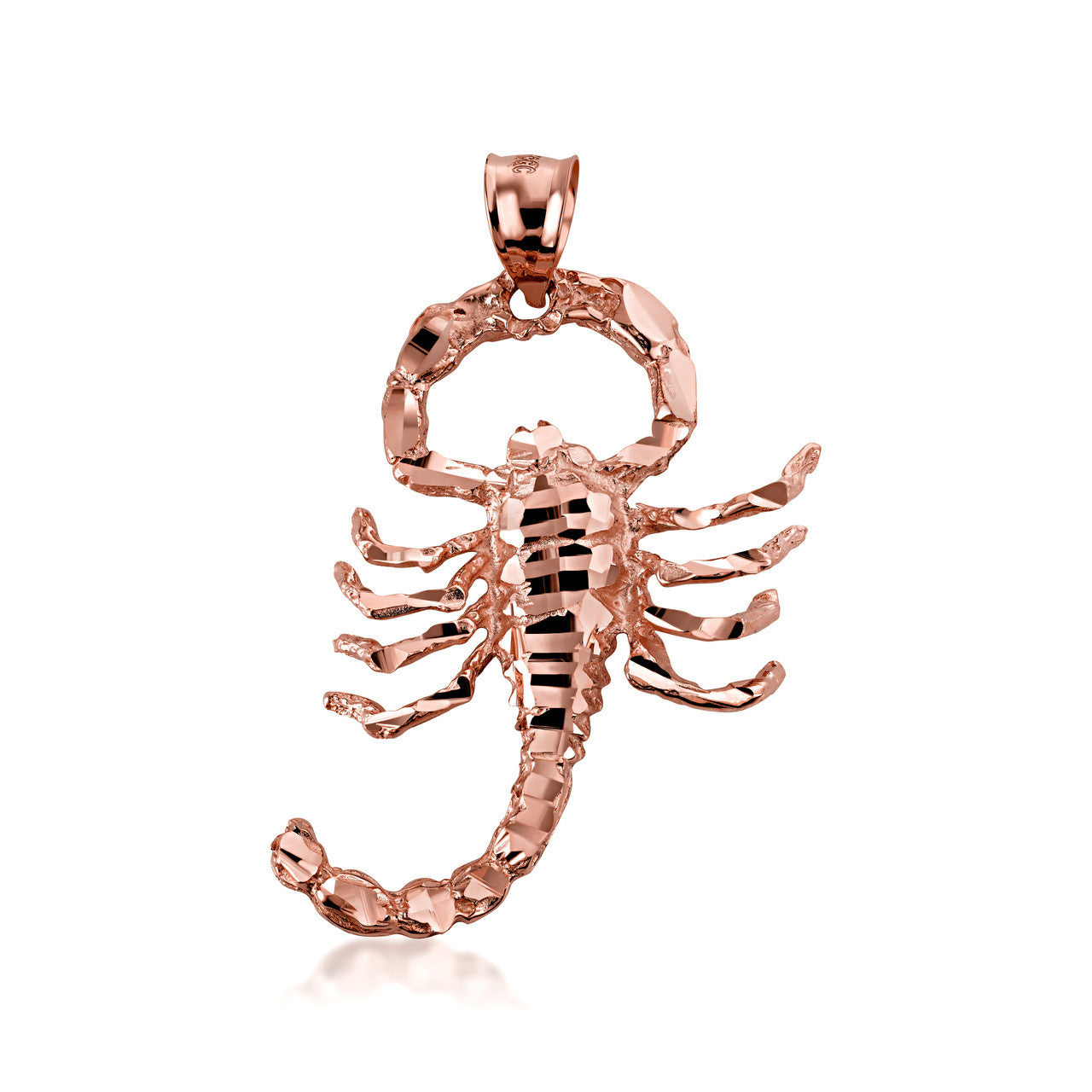 Solid Gold Scorpion Pendant (Available in Yellow/Rose/White Gold)