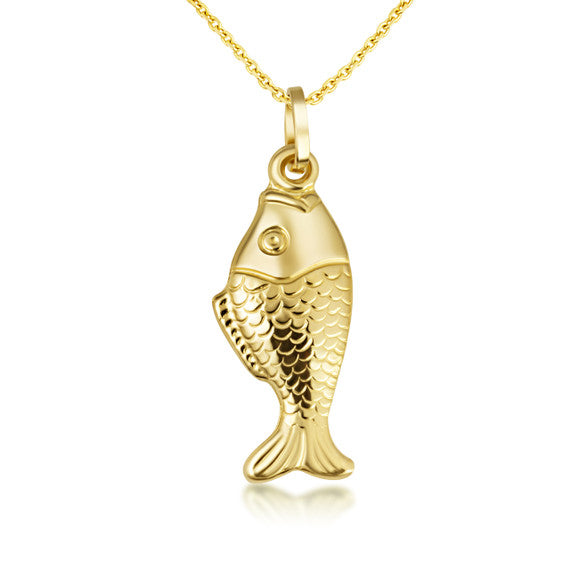Fish Necklace 14K Gold (S/L)