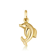14K Gold Dolphin Necklace