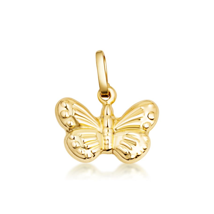 14K Gold Butterfly Necklace