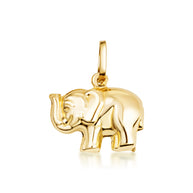 14K Gold Elephant Lucky Necklace