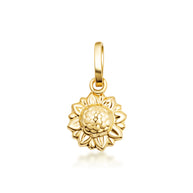 14K Gold Sunflower Necklace