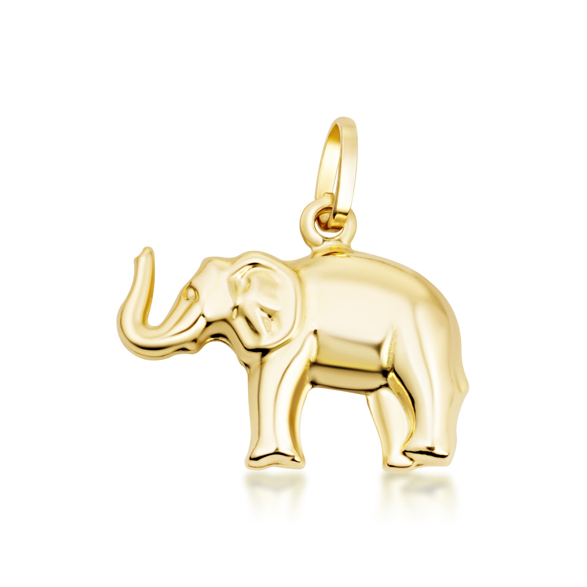 Elephant Necklace in 14K Gold