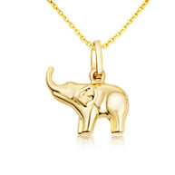 Elephant Lucky Necklace in 14K Gold